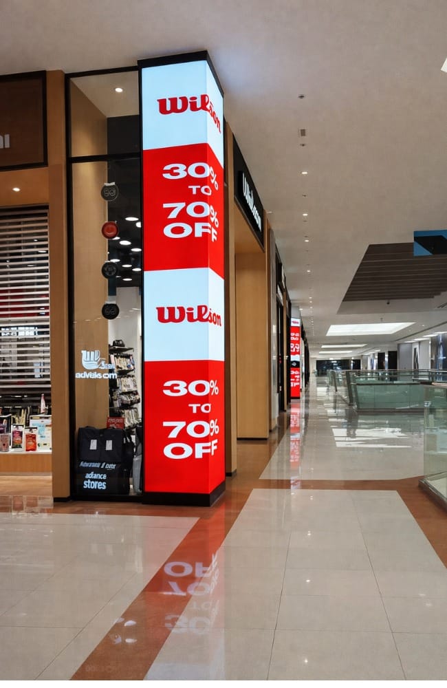 Flexible LED screen installation, Saudi Arabia