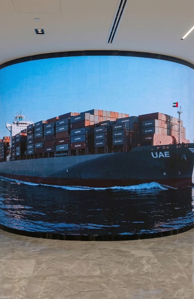 Flexible LED screen installation, Saudi Arabia