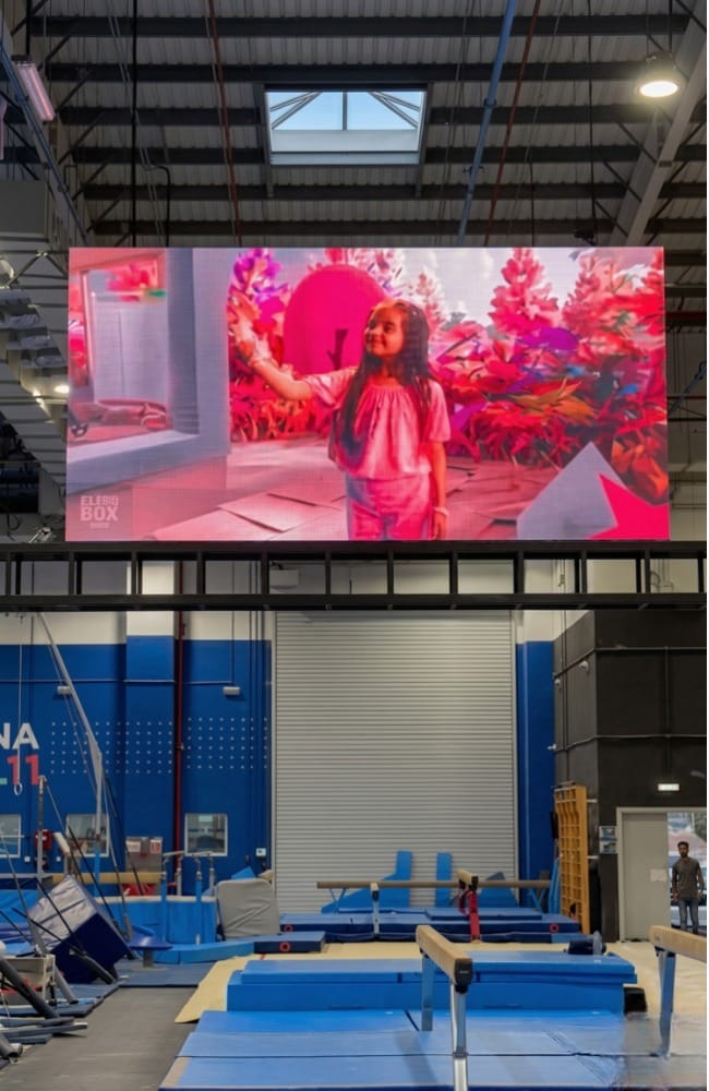 Indoor LED screen installation, Saudi Arabia